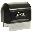 PSI-2264  PSI Self-Inkers require no pad. Lasts 3-5 times longer than others. Oil base ink. Smooth and quiet operation. Available in 5 ink colors.  Ready in as little as 2 hours! Area: 13/16"x2-1/2".